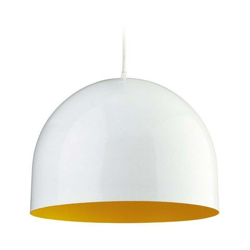 

BHD - Lámpara TANIA, colgante, metal, blanco-naranja