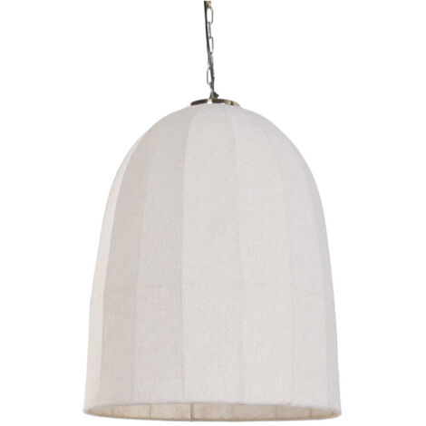 Lampara Techo Algodon Hierro 50X50X70 Campana