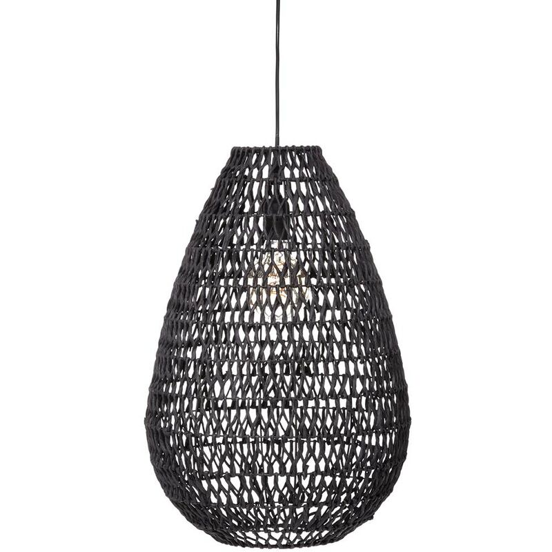 

ATMOSPHERA Lampara techo negro e27 col.'tressé' 55x37,5cm