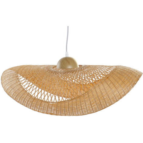 Lampara Techo Bambu 70X34X20 Pamela Natural Marron LA162806