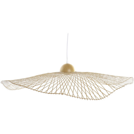 Lampara Techo Bambu 85X85X17 Pamela Natural