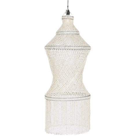 Lampara Techo Conchas 52X52X140 Hecho A Mano