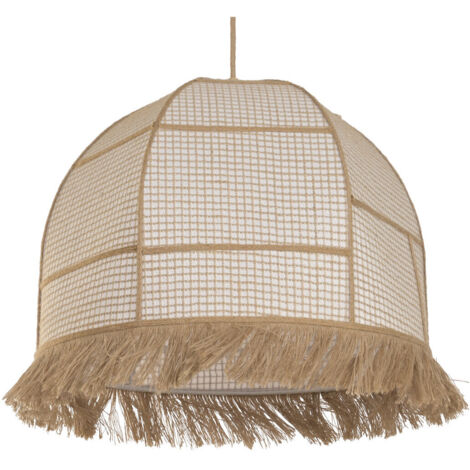 Lampara Techo Fibra 50X50X140 Flecos Natural