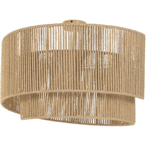 Lampara Techo Fibra De Papel 60X60X40 Espiral