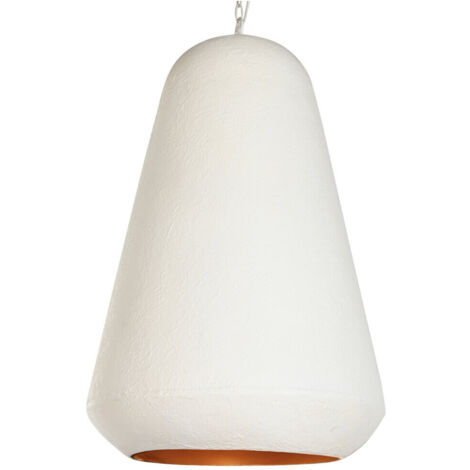 Lampara Techo Hierro 58X58X85 Patinado Blanco