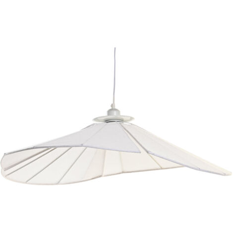 Lampara Techo Metal Lino 68X68X21 Abanico Blanco LA202569