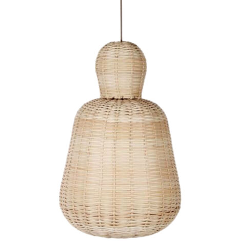 Lampara Techo Ratan 34X34X52