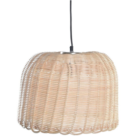 Lampara Techo Ratan 39X39X30 Natural