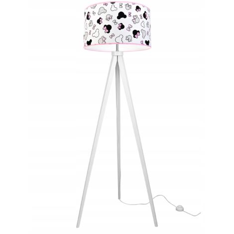 LÁMPARA TRÍPODE INFANTIL LOFT, PANTALLA, ESTAMPADO, LED