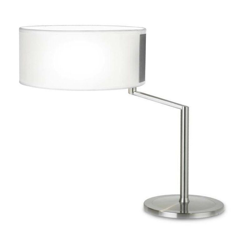 

Leds-C4 Twist - Lámpara de mesa 1 luz níquel satinado, E27