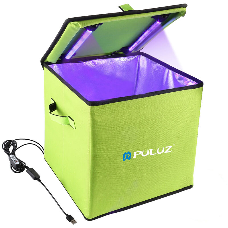 

Puluz - Lampara UV portatil caja de tienda de luz de lampara ultravioleta