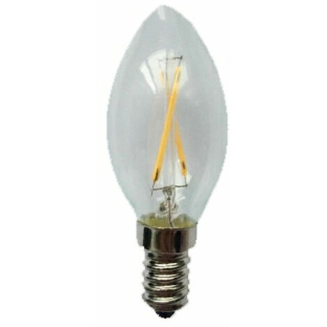 Bombilla Led vela DUOLEC E14 luz fría 7w