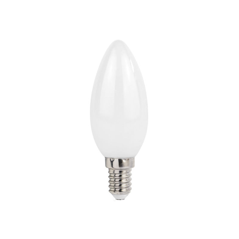 

Lámpara vela cristal Led mate E14 4W 4000°K 410Lm ( WOJ+4332) - Spectrum