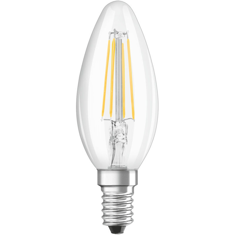 

Lámpara vela cristal Led Retrofit clara E14 4W 4000°K 470Lm ( 4058075437142) - Osram