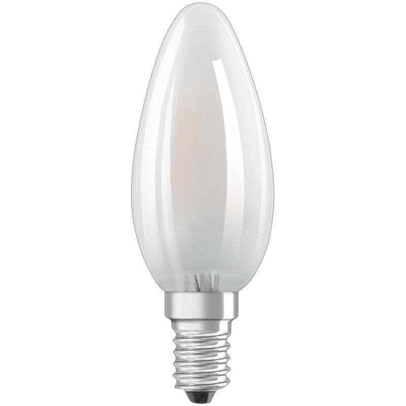 

Lámpara vela cristal Led mate E14 4W 2700°K 470Lm (Bellalux 4058075115491)