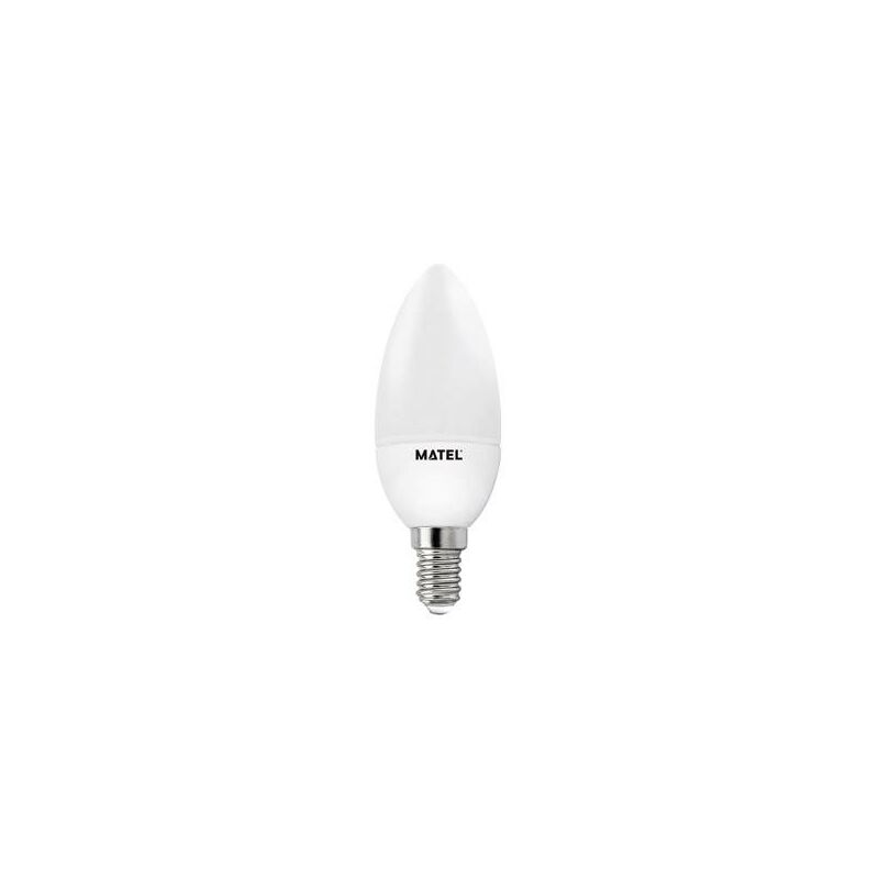 

Lampara Vela Led Al + Pc Matel E14 4W Luz Calida