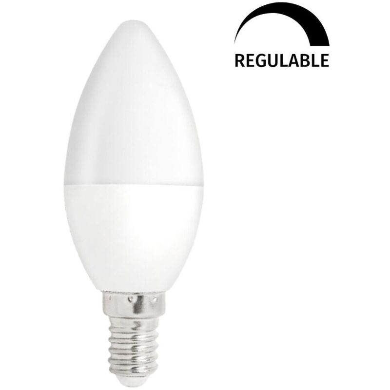 

Lámpara vela Led regulable E14 6W 6000°K 520Lm ( WOJ+14383) - Spectrum