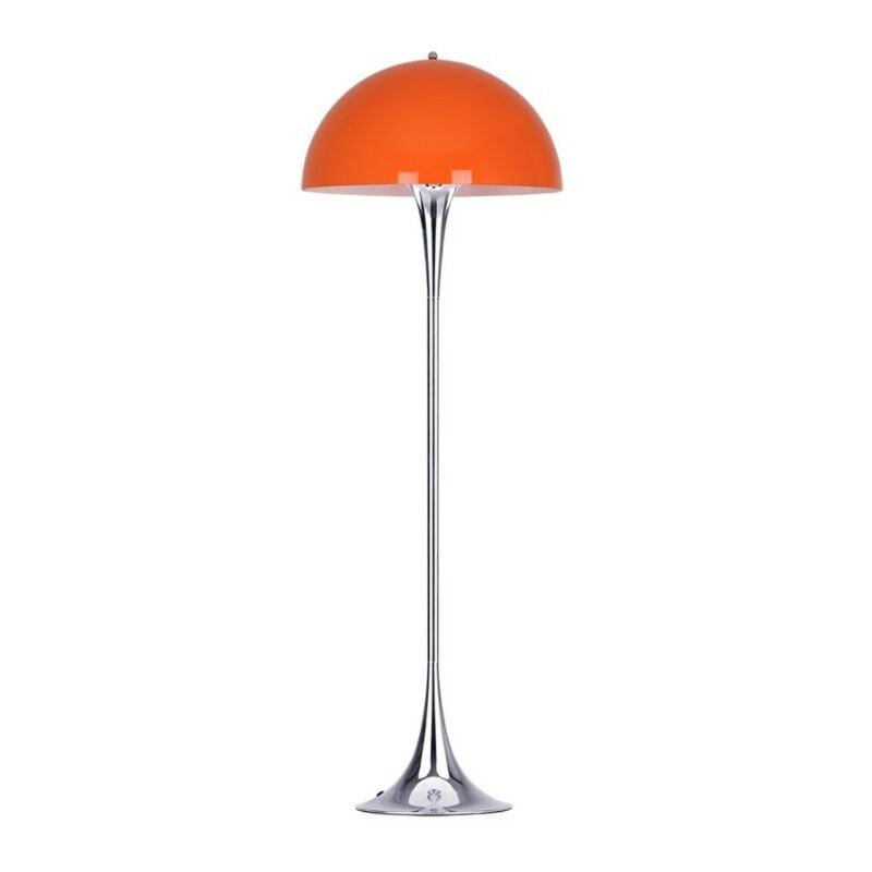 

Lámpara VEYPA, de pie, metal, cromada, naranja