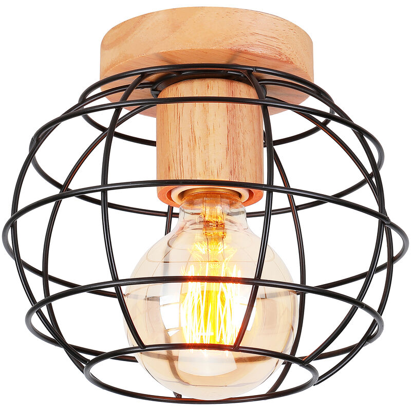 

Lámparas de Colgar Vintage Colgante E27 150CM Lámpara de Techo de Cáñamo Rústico Retro Estilo Comedor Restaurante Café Iluminación