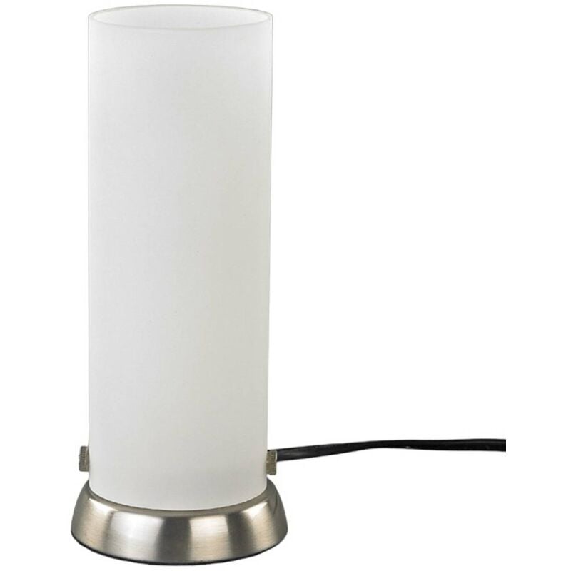 

Lindby - Lámpara LED de mesa Andrew cilíndrica, de vidrio