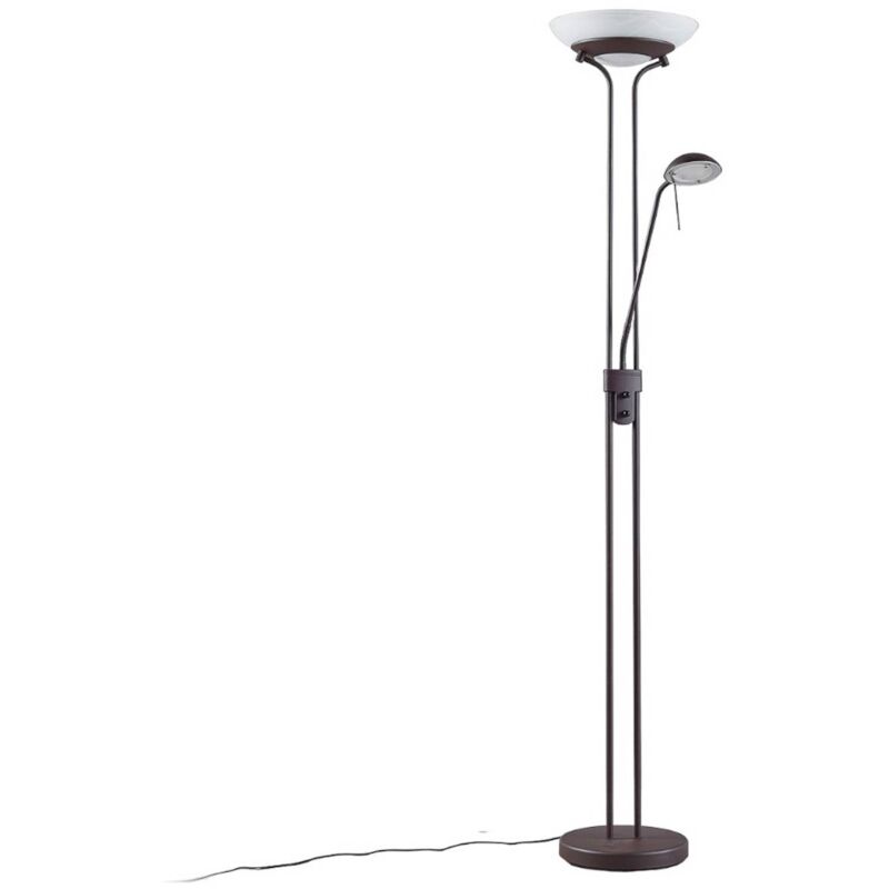 

Lámpara LED de pie Yveta color óxido con regulador