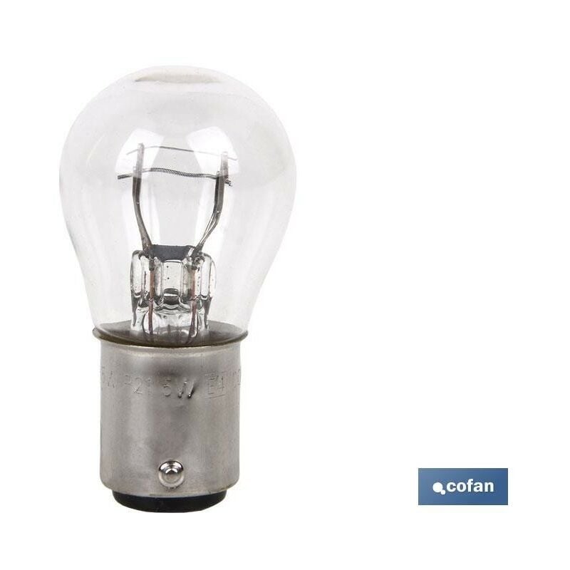 

Otros - LÁmpara cofan 2 polos p215w bay15d 12v venta unitaria