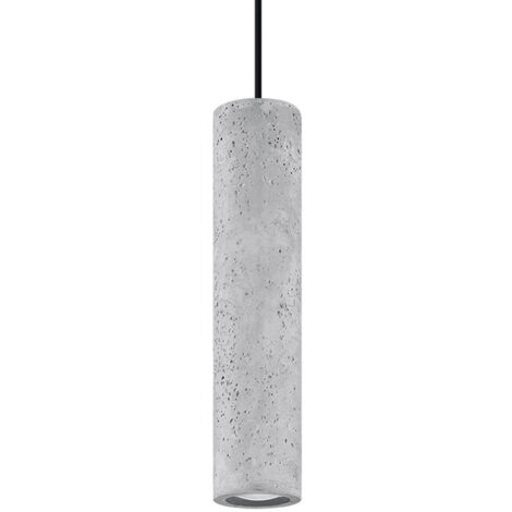 Lámparas colgantes Luvo gris concreto 1xGU10 8cm Sollux