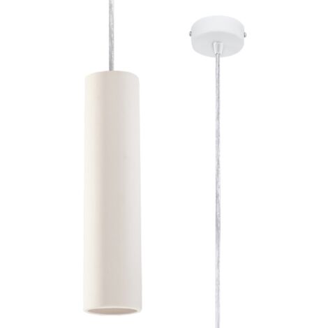 Lámparas colgantes Nancy blanco cerámica 1xGU10  8cm Sollux