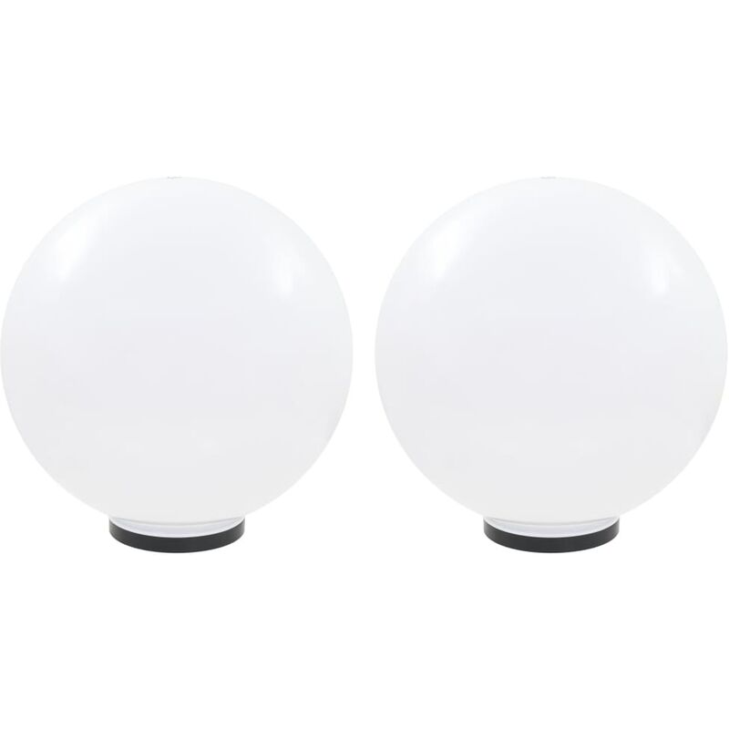 

Lámparas de bola LED 2 unidades esféricas PMMA 50 cm