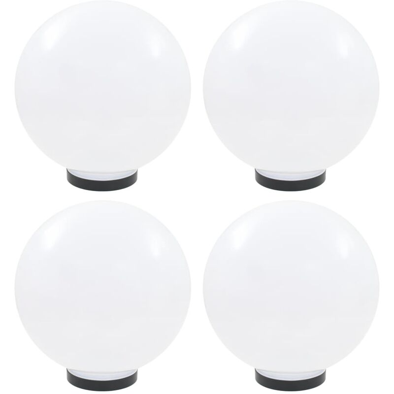 

Lámparas de bola LED 4 unidades esféricas PMMA 30 cm