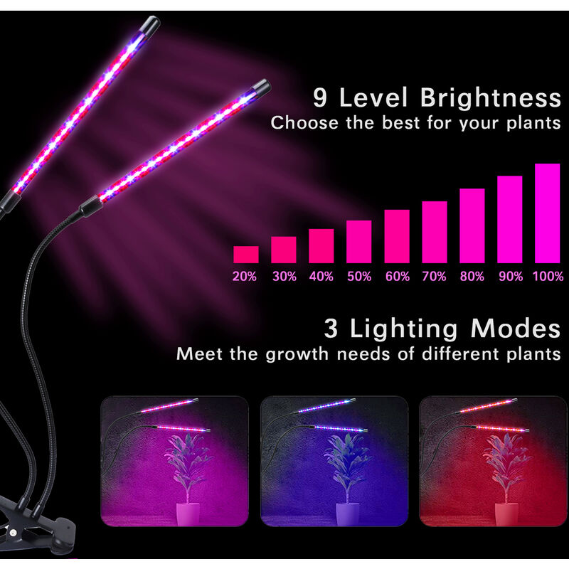 

lamparas de cultivo de plantas,con bombillas de luz azul roja,Tipo 2