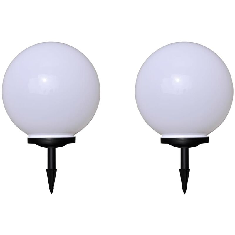 

Lamparas de jardin para camino 2 uds con pica de tierra 40 cm