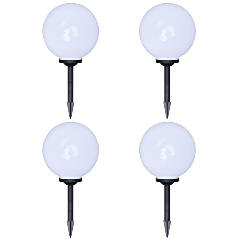 

Lamparas de jardin para camino 4 uds con pica de tierra 30 cm