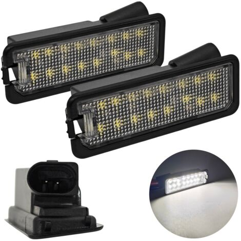 lámparas de matrícula LED 2x450lm compatibles con: VW, Seat, Audi, Skoda, Porsche, Man, Bentley