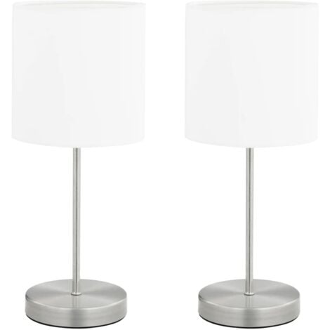 Lámparas de mesa táctiles 2 unidades blanco E14 vidaXL