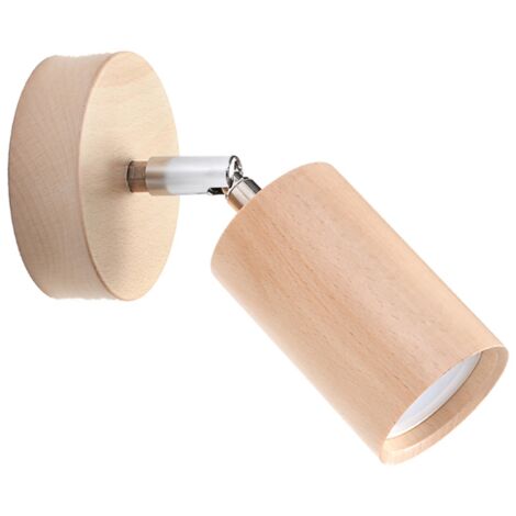 Lámparas de pared Berg madera natural madera 1xGU10  10cm Sollux