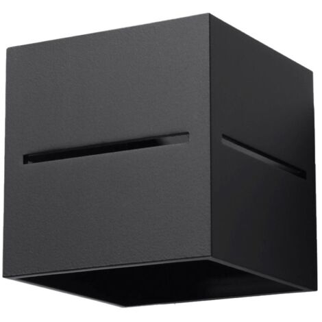 Lámparas de pared Lobo negro aluminio 1xG9  10cm Sollux