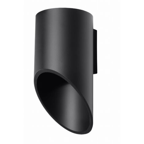 Lámparas de pared Penne negro aluminio 1xG9 10cm Sollux