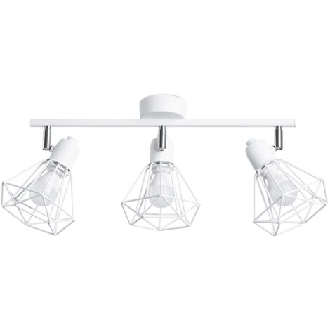 Lámparas de techo Artemis blanco acero 3xE14  52cm Sollux