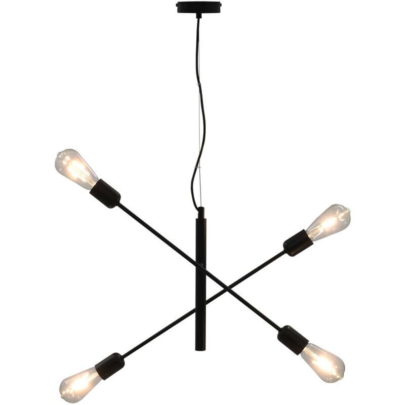 

Lámparas de techo con bombillas de filamento 2 W negro E27