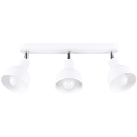 Lámparas de techo Elba blanco acero 3xE27  59cm Sollux