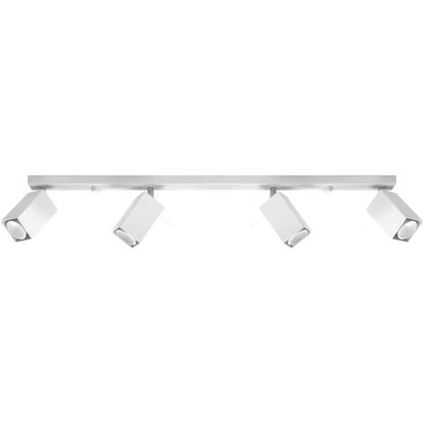 Lámparas de techo Merida blanco acero 4xGU10  80cm Sollux