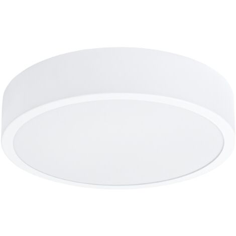 Lámparas de techo Onyx blanco aluminio 1xLED 3000K 30cm Sollux