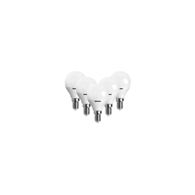 

Pack 5 lamparas led g45-7w e14 lcalida esferica