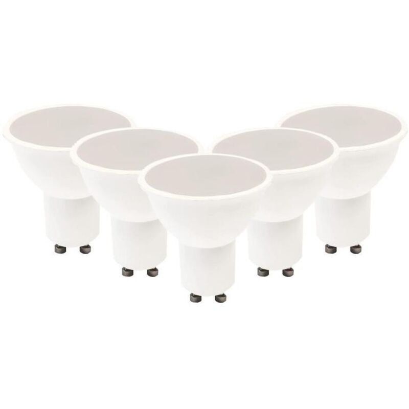 

Pack 5 lamparas led gu-10-6w lcalida dicroica