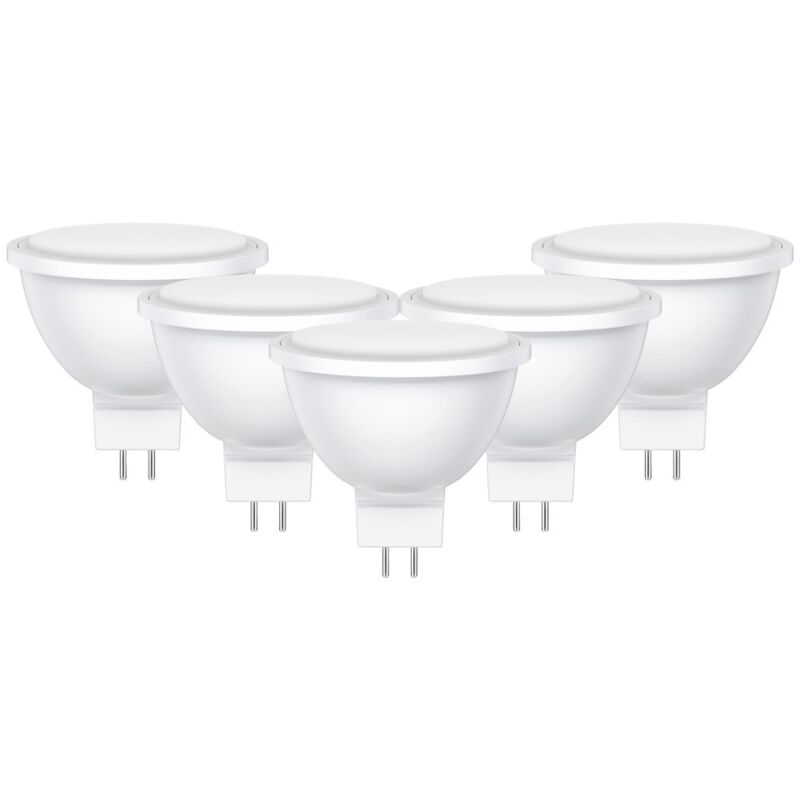 

Pack 5 lamparas led mr16-6w lcalida dicroica