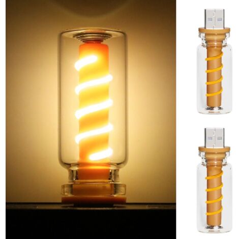 lámparas retro para coche, lámpara ambiental LED USB para interiores, táctil y regulable, luz nocturna USB para coche, mini lámpara LED portátil para interiores, ideal para coche y dormitorio, luz bla