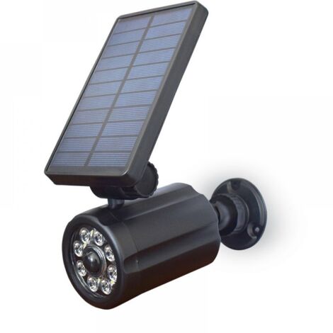 Lámparas solares LED Bionic Spotlight Deluxe de energía solar con detector de movimiento exterior impermeable resistente a las heladas iluminación exterior de patio de 25 pies