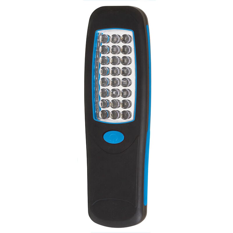 Lampe De Poche Torche Magnetique Portable Avec 24 Led Aimant Crochet Fervi 0311