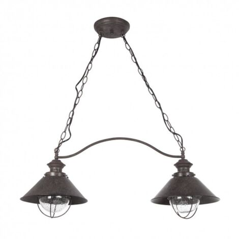 Lampe 2l Nautic.marron 2xe27 Regx76